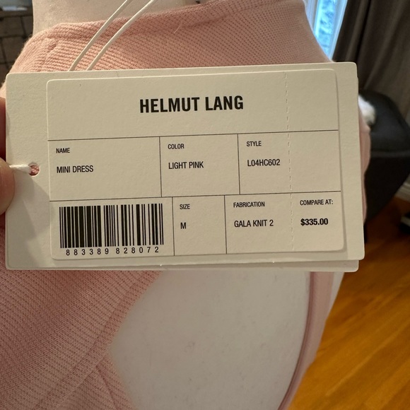 NWT HELMIT LANG V NECK DRESS SZ M - Picture 7 of 7